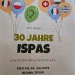 Wir feierten 30 Jahre ISPAS und luden ein – 4. Juli 2025